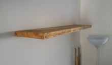 Load image into Gallery viewer, Reclaimed Scaffold Board Rustic Floating Shelves

