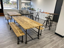 Load image into Gallery viewer, Scaffold Board & Tube Clamp Dining / Counter / Bar Height Kitchen Table / Desk