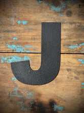 Load image into Gallery viewer, 12&quot; and 5&quot; Black Fat Font Metal Letters.
