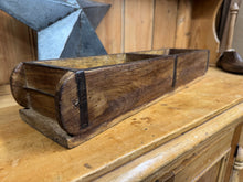 Load image into Gallery viewer, Rustic Wooden Double Brick Mould / Decorative Herb Planter / Storage Box Tray
