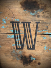 Load image into Gallery viewer, Black 5&quot; or 12&quot; Art Deco Metal Lettering A-Z 0-9
