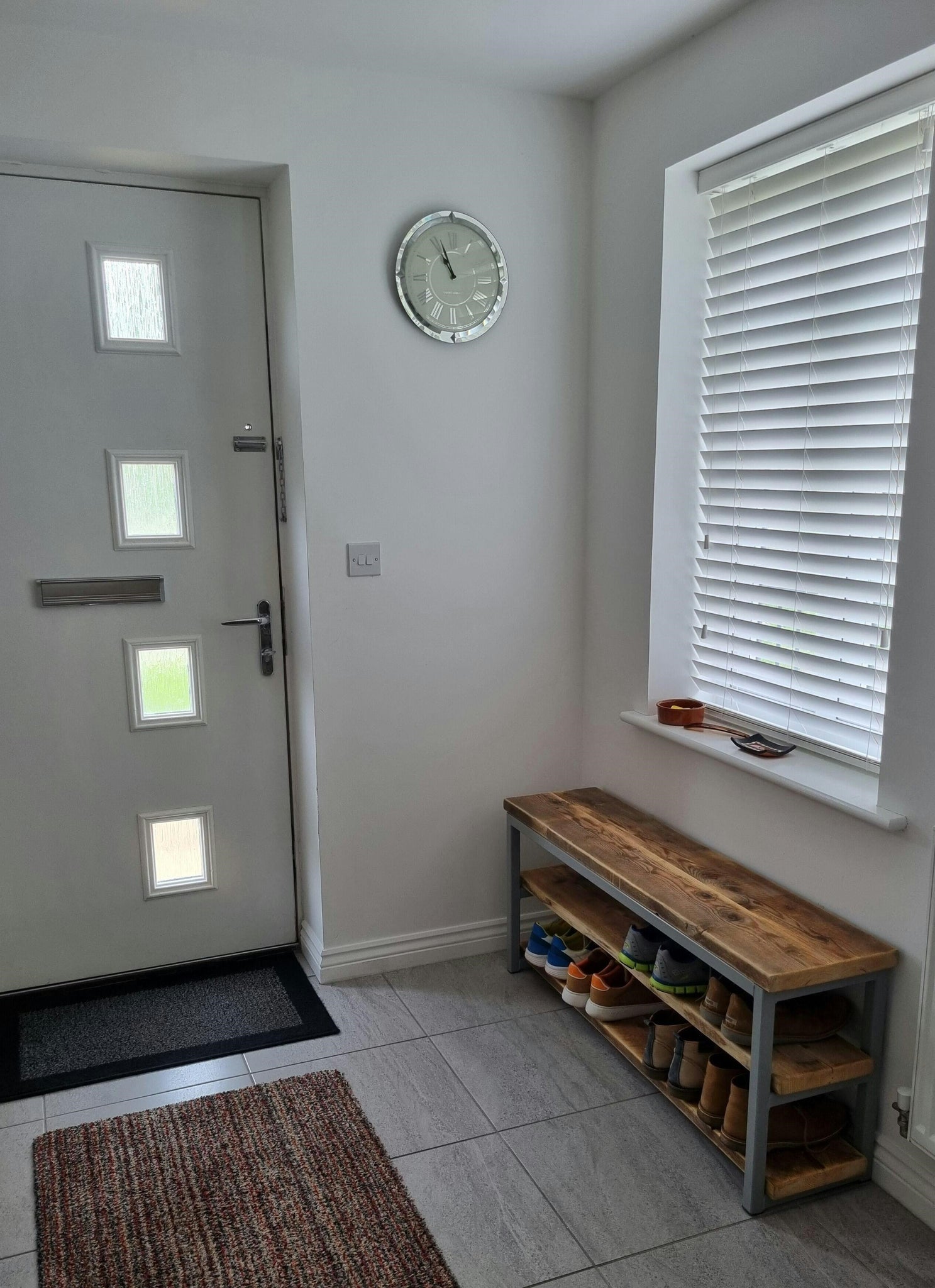 Hallway rack and bench best sale