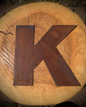 Load image into Gallery viewer, 5&quot; Fat Font Rusty Metal Letters A-Z 0-9
