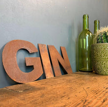 Load image into Gallery viewer, 5&quot; Fat Font Rusty Metal Letters A-Z 0-9
