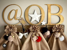 Load image into Gallery viewer, Distressed Gold 5&quot; or 12&quot; Classic Metal Letters, A-Z, 0-9
