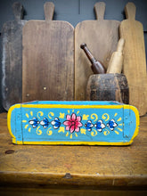 Load image into Gallery viewer, Blue Wooden Painted Brick Mould / Decorative Herb Planter / Storage Box Tray B
