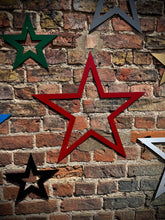 Load image into Gallery viewer, Rustic Metal Star Garden Decoration
