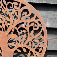 Load image into Gallery viewer, Rusty Tree Of Life Garden Decoration
