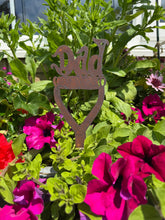 Load image into Gallery viewer, Rusty Metal Dad Spade Garden Decoration
