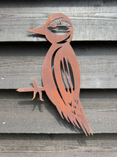 Load image into Gallery viewer, Rusty Metal Woodpecker Garden Decoration
