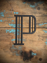 Load image into Gallery viewer, Black 5&quot; or 12&quot; Art Deco Metal Lettering A-Z 0-9
