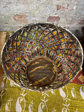Load image into Gallery viewer, Rustic Lattice Metal Bucket Log Basket /Plant Pot Planter Paper Bin Kindling B
