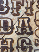 Load image into Gallery viewer, Rusty 5&quot; Carnival Metal Letters A-Z
