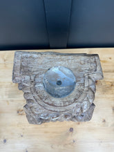 Load image into Gallery viewer, Rustic XL Church Candle Holder / Pillar Base / Farmhouse Decor Candle Stand /C
