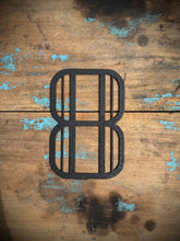 Load image into Gallery viewer, Black 5&quot; or 12&quot; Art Deco Metal Lettering A-Z 0-9
