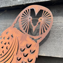 Load image into Gallery viewer, Rusty Metal Owl Garden Decoration
