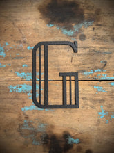 Load image into Gallery viewer, Black 5&quot; or 12&quot; Art Deco Metal Lettering A-Z 0-9
