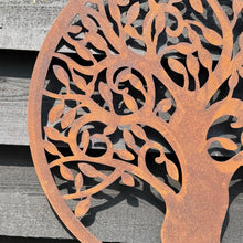 Load image into Gallery viewer, Rusty Tree Of Life Garden Decoration
