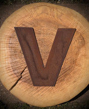 Load image into Gallery viewer, 12&quot; Rusty Fat Font Metal Letters A-Z 0-9.
