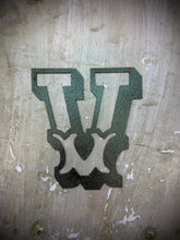 Load image into Gallery viewer, A-Z Rustic 5&quot; or 12&quot; Black Metal Carnival Letters.
