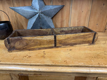 Load image into Gallery viewer, Rustic Wooden Double Brick Mould / Decorative Herb Planter / Storage Box Tray
