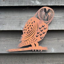Load image into Gallery viewer, Rusty Metal Owl Garden Decoration
