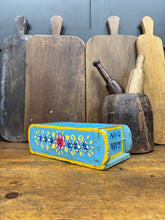 Load image into Gallery viewer, Blue Wooden Painted Brick Mould / Decorative Herb Planter / Storage Box Tray B
