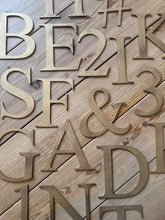 Load image into Gallery viewer, Distressed Gold 5&quot; or 12&quot; Classic Metal Letters, A-Z, 0-9
