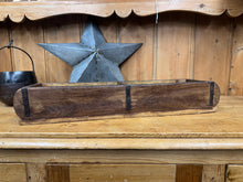 Load image into Gallery viewer, Rustic Wooden Double Brick Mould / Decorative Herb Planter / Storage Box Tray
