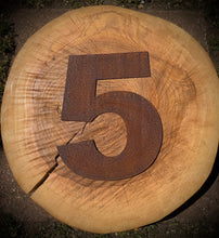 Load image into Gallery viewer, 12&quot; Rusty Fat Font Metal Letters A-Z 0-9.
