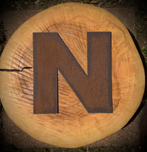 Load image into Gallery viewer, 12&quot; Rusty Fat Font Metal Letters A-Z 0-9.
