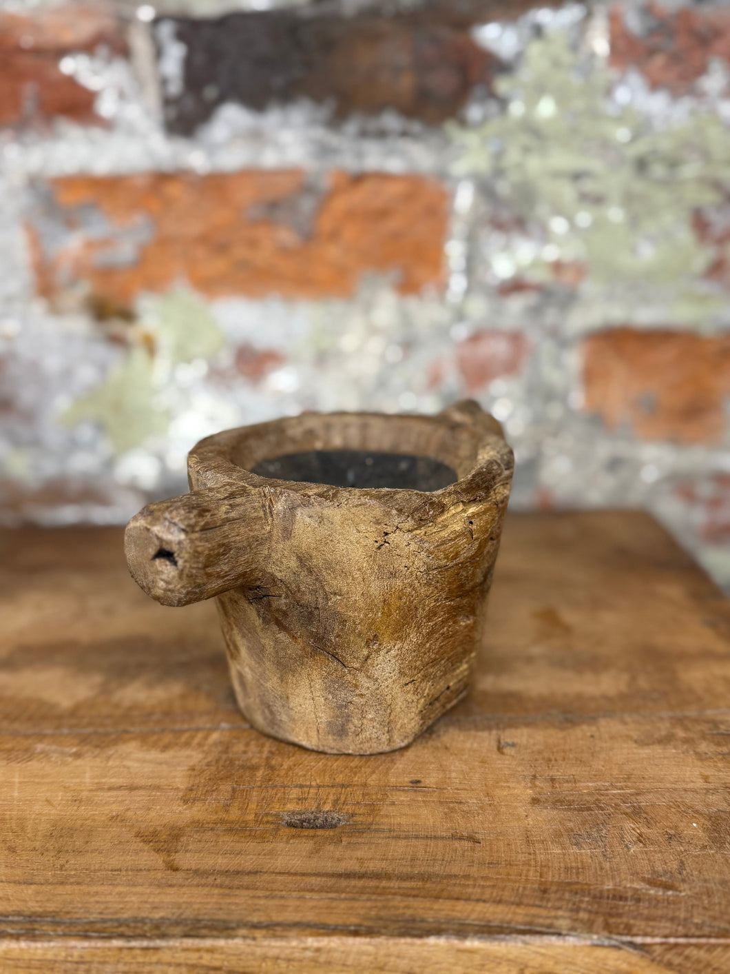 Rustic Wooden Candle Holder / Church Candle Stand / Reclaimed Farmhouse Decor DD