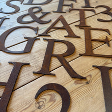 Load image into Gallery viewer, Classic Rusty Metal Letters 5&quot; And 12&quot; A-Z 0-9 Rustic Signs For The Home And Garden
