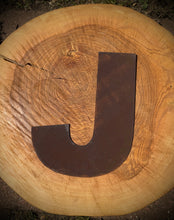 Load image into Gallery viewer, 12&quot; Rusty Fat Font Metal Letters A-Z 0-9.
