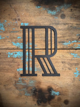 Load image into Gallery viewer, Black 5&quot; or 12&quot; Art Deco Metal Lettering A-Z 0-9
