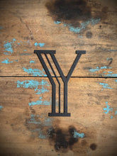 Load image into Gallery viewer, Black 5&quot; or 12&quot; Art Deco Metal Lettering A-Z 0-9
