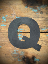 Load image into Gallery viewer, 12&quot; and 5&quot; Black Fat Font Metal Letters.
