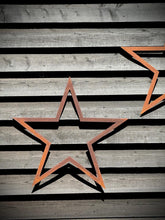 Load image into Gallery viewer, 3 Large Rusty Metal barn STARS.
