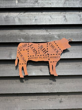 Load image into Gallery viewer, Butchers Cuts Cow Wall Signs
