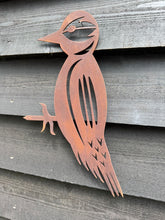 Load image into Gallery viewer, Rusty Metal Woodpecker Garden Decoration
