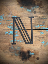 Load image into Gallery viewer, Black 5&quot; or 12&quot; Art Deco Metal Lettering A-Z 0-9
