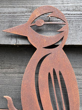 Load image into Gallery viewer, Rusty Metal Woodpecker Garden Decoration
