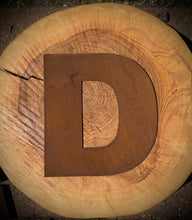 Load image into Gallery viewer, 12&quot; Rusty Fat Font Metal Letters A-Z 0-9.

