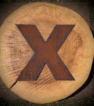 Load image into Gallery viewer, 12&quot; Rusty Fat Font Metal Letters A-Z 0-9.
