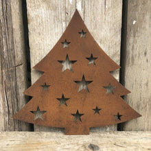 Load image into Gallery viewer, Rusty Metal Christmas Tree Decoration
