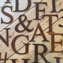 Load image into Gallery viewer, Classic Rusty Metal Letters 5&quot; And 12&quot; A-Z 0-9 Rustic Signs For The Home And Garden
