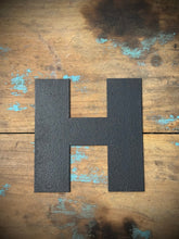 Load image into Gallery viewer, 12&quot; and 5&quot; Black Fat Font Metal Letters.
