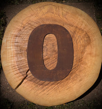 Load image into Gallery viewer, 12&quot; Rusty Fat Font Metal Letters A-Z 0-9.

