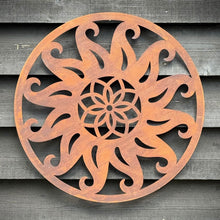 Load image into Gallery viewer, Rusty Metal Sun Decoration
