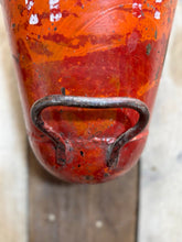 Load image into Gallery viewer, Vintage Galvanised Hanging Fire Bucket Hanging Basket / Plant Pot Planter Pail A
